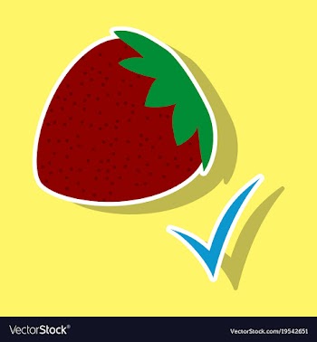 Strawberry realistic juicy halves of strawberry vector image