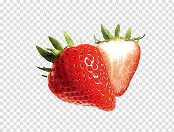 Strawberry Soured milk Fruit salad, Strawberry,fruit transparent background PNG clipart