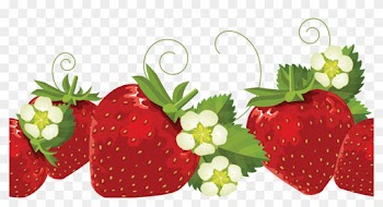 Strawberry - Strawberry Border Clip Art