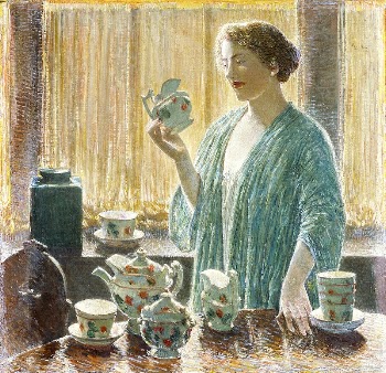 Strawberry Tea Set (1912) by Frederick | Free Photo Illustration - rawpixel