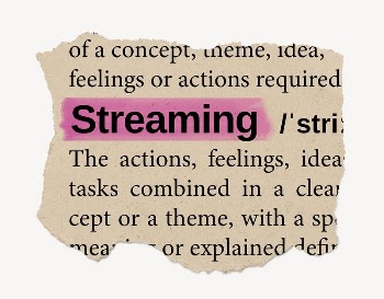 Streaming ripped dictionary, editable word | Free PSD - rawpixel
