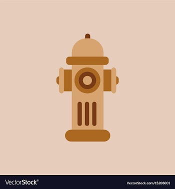 Street fire hydrant vector image