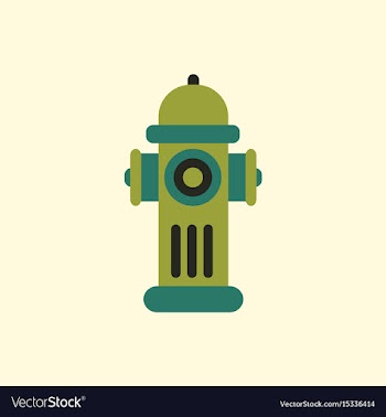 Street fire hydrant vector image