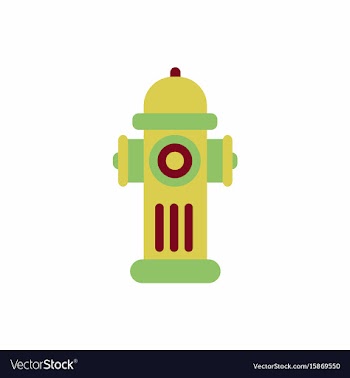 Street fire hydrant vector image