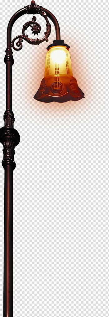 Street light Icon, European creative floor street lights transparent background PNG clipart