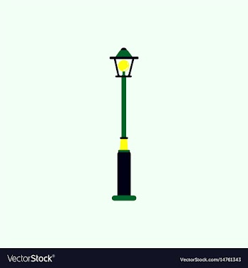 Street light icon street lamp vector image