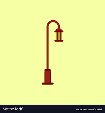 Street light icon street lamp vector image