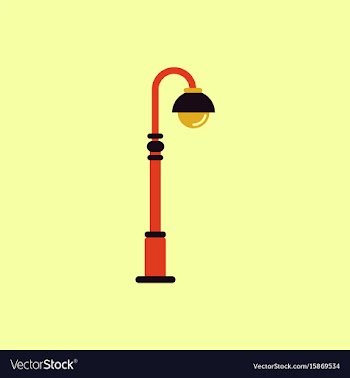 Street light icon street lamp vector image