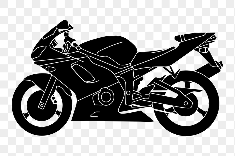 Street motorcycle png sticker illustration, | Free PNG - rawpixel