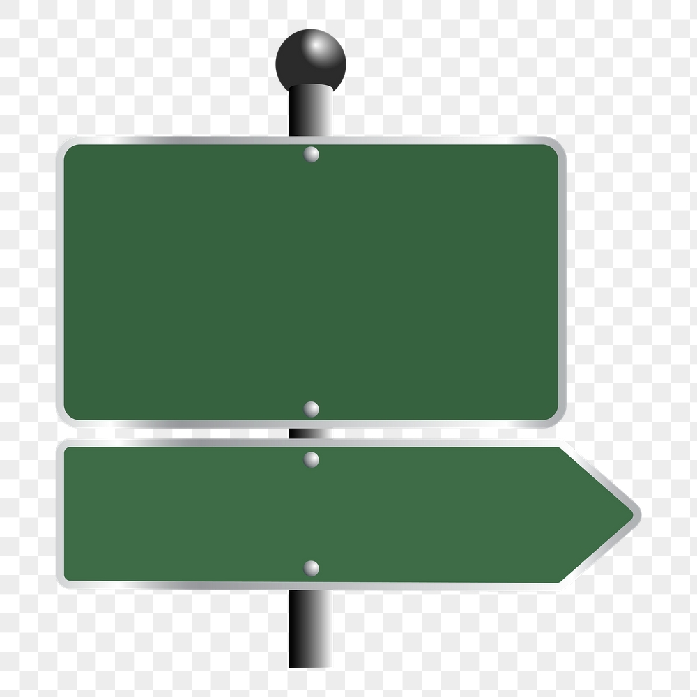 Street signs png sticker, green | Free PNG - rawpixel