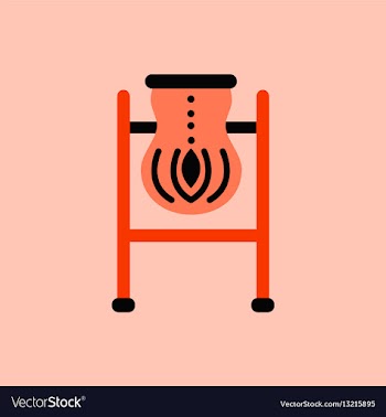 Street trash urn garbage bin vector image