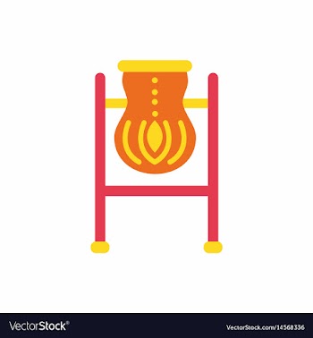 Street trash urn garbage bin vector image