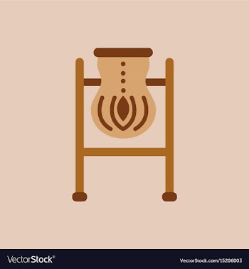 Street trash urn garbage bin vector image
