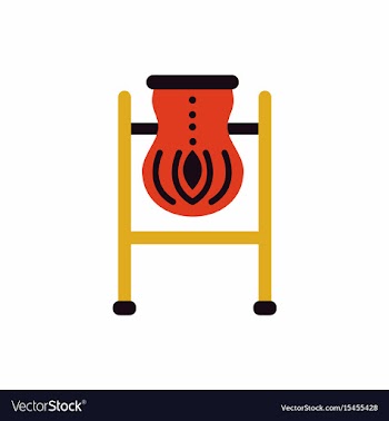 Street trash urn garbage bin vector image