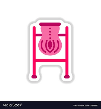 Street trash urn in paper vector image