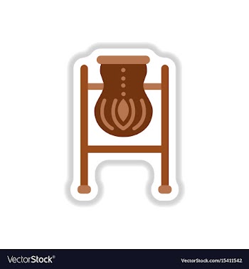 Street trash urn in paper vector image