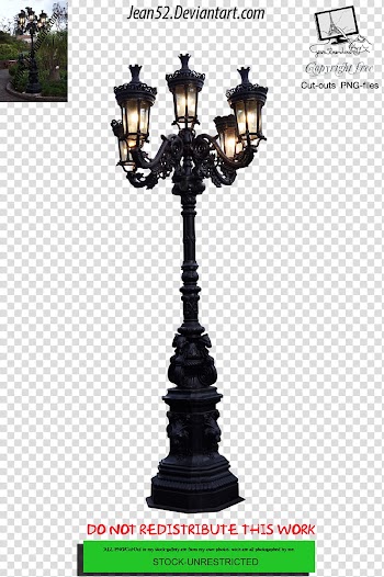 Streetlight, black post light transparent background PNG clipart