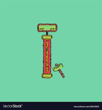 Strength tester test your strength amusement game vector image