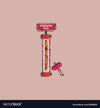 Strength tester test your strength amusement game vector image