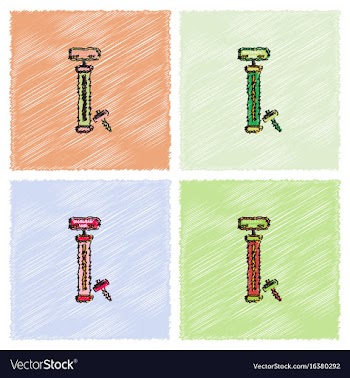 Strength tester test your strength amusement game vector image