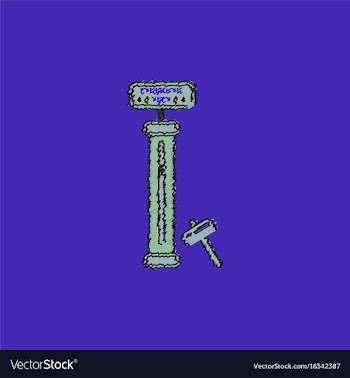 Strength tester test your strength amusement game vector image
