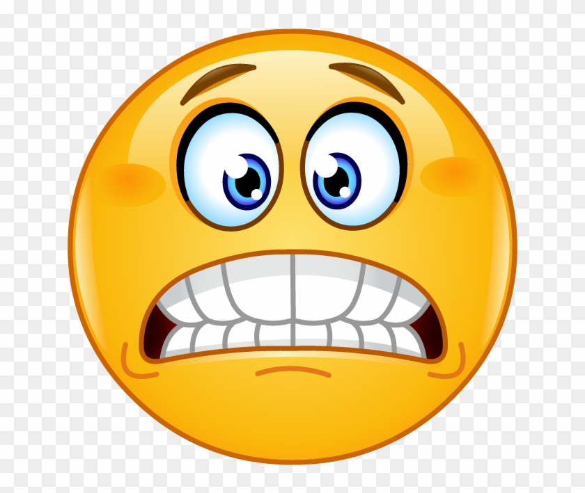 Stressed Out Emoticon - Oh No Emoji Face