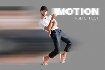 Stretch motion PSD effect easy-to-use… | Free stock illustration | High Resolution graphic