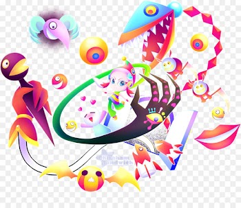 Stretch Panic Digital art Artist Video Games - apocrypha pattern 