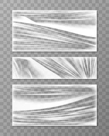 Stretched cellophane crumpl folded texture Free Vector