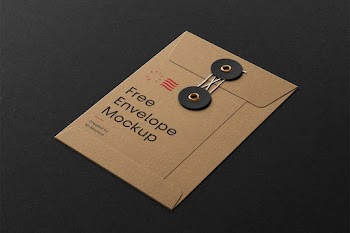 String Envelope Mockup free envelope mockup created by mr.mockup 