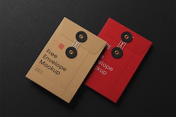 String Envelope Mockups elope ckup free envelope mockup created by mr.mockup 