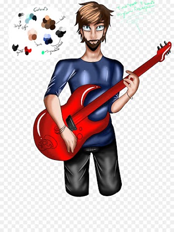 String Instruments, Cartoon, Superhero, Guitarist PNG