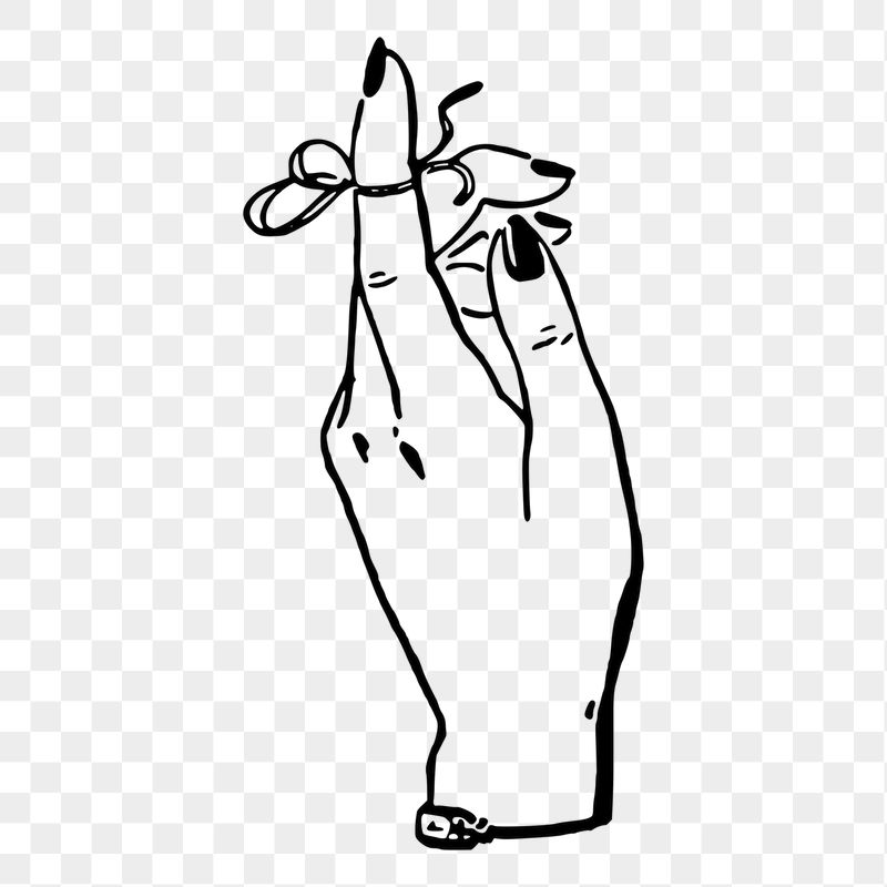 String on finger png sticker, | Free PNG - rawpixel