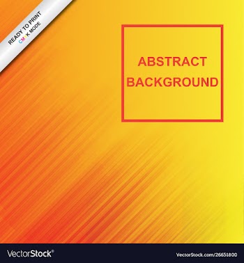 Striped orange background vector image