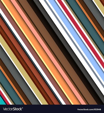  					Striped pattern in retro colors vector image														