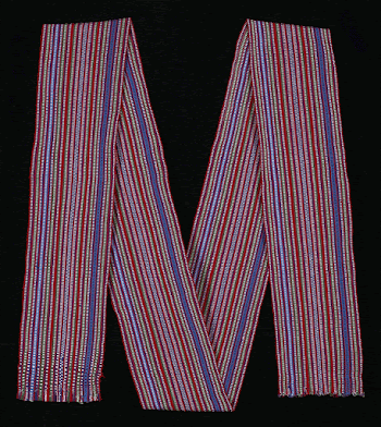 Striped sash with 4 selvedge | Free Photo - rawpixel