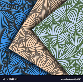 Striped scene vector image