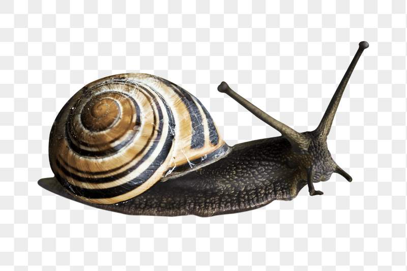 Striped snail png sticker, transparent | Free PNG - rawpixel