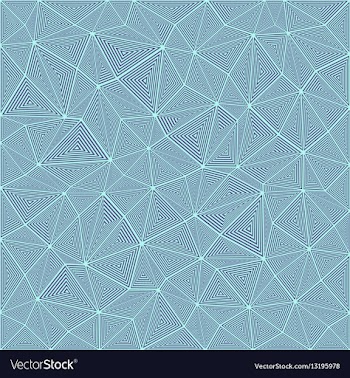 Striped triangle puzzle mosaic background vector image