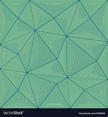 Striped triangle puzzle mosaic background vector image