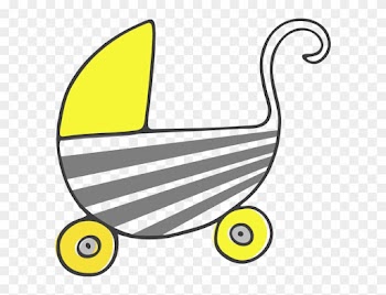 Stroller Clip Art - Baby Shower Clip Art