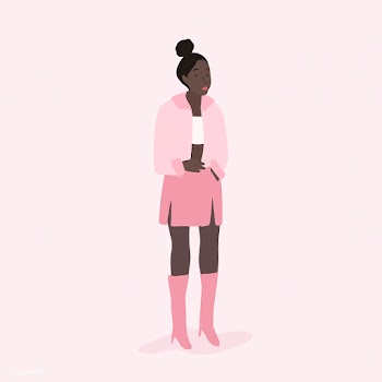 Strong African American woman full body vecto.. | Free stock vector - 524171