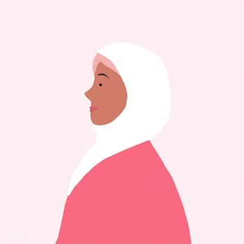 Strong muslim woman in profile vector | Free stock vector - 524166