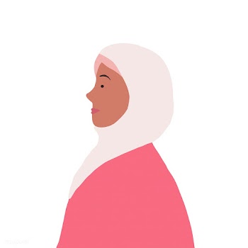 Strong muslim woman in profile vector | Free stock vector - 524185