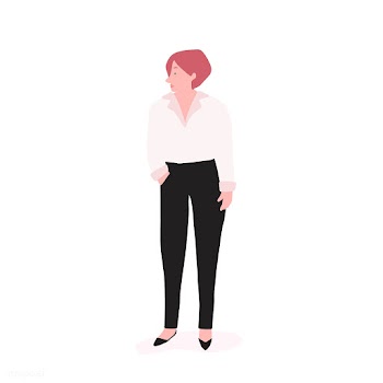 Strong woman full body vector | Free stock vector - 524193