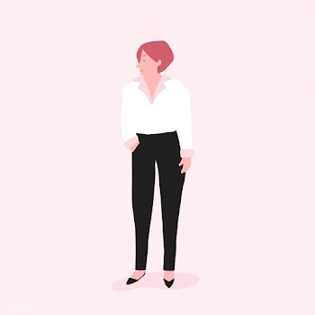 Strong woman full body vector | Free stock vector - 524235