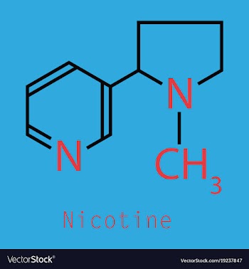 Structural chemical molecular formula and model vector image