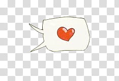 Stuck S, white and red heart illustration transparent background PNG clipart