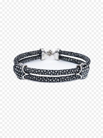 Studded bracelet Silver Bling-bling Rhombus - silver 