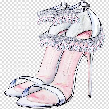 Studded d'orsay heels , Shoe High-heeled footwear Dress Prom Fashion, White Princess heels transparent background PNG clipart
